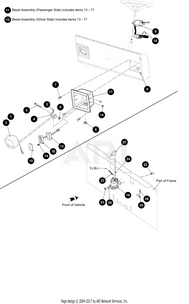 E-Z-GO OEM carriage bolt 5/16-18 x 3/4 inch with square neck for golf carts and automotive fastening applications.