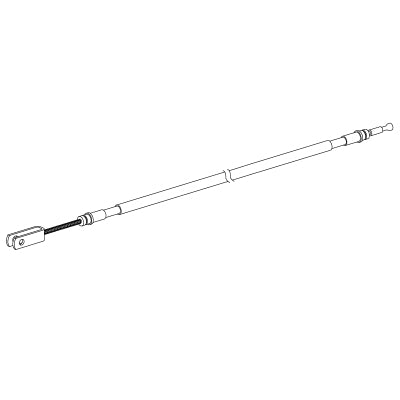 E-Z-GO OEM brake cable for golf carts, 57.81 inches long, premium replacement assembly with durable construction.