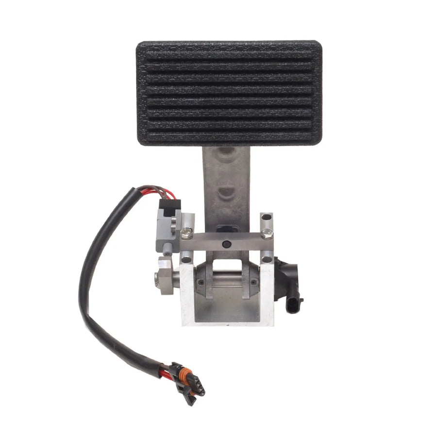 E-Z-GO brake pedal assembly in black for golf carts, OEM part number 671888, showing the pedal and mounting area.