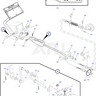 E-Z-GO OEM brake linkage compression spring 23463G1 for golf carts, high-quality replacement part with coil design.