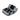 E-Z-GO OEM console assembly for golf carts, black plastic console with storage compartments and control openings.