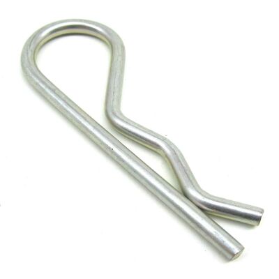 E-Z-GO Cotter Pin 21683G1 for golf carts, durable metal replacement part, secure fit, heavy-duty design, shown in a close-up image.