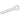 E-Z-GO OEM Cotter Pin 1-8 by 3-4 Plated Replacement Fastener PN 460026 for Golf Carts - Rainier Parts