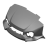 EZ-GO OEM Cowl Bright White 648566G0038 for Golf Carts Exterior Replacement Showroom Quality Fit - Rainier Parts