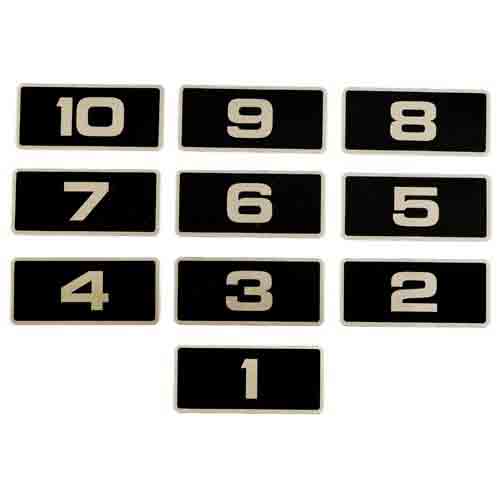E-Z-GO OEM Platinum 61-70 Decal 610211 for Golf Carts Weatherproof Easy Install Official Accessory - Rainier Parts