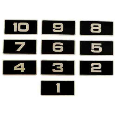 E-Z-GO OEM Platinum 61-70 Decal 610211 for Golf Carts Weatherproof Easy Install Official Accessory - Rainier Parts