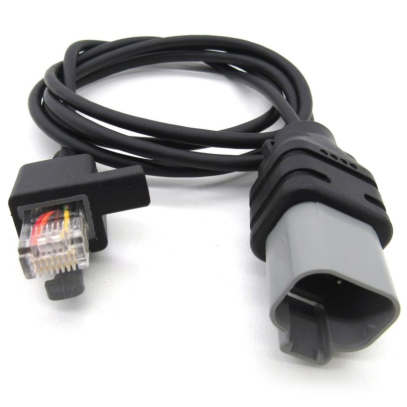 E-Z-GO OEM 1313 handheld diagnostic device adaptor for golf carts, plug-and-play onboard diagnostics, compact and portable.