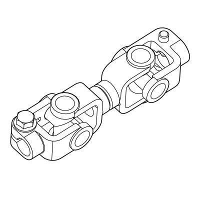 E-Z-GO Double U Joint Replacement for golf carts, OEM part, premium drive performance upgrade, black metal U joint.