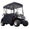 OEM EZGO RXV Poly Enclosure Three Sided Weatherproof Black PF11352 For Golf Carts Two Passenger - Rainier Parts