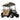 E-Z-GO RXV golf cart poly enclosure in tan, two-passenger model PF11353, designed for weather protection.