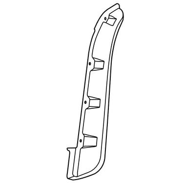 E-Z-GO OEM front fender flare for golf carts, large right-hand style, providing protection and enhanced style.