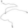 E-Z-GO rear flex line OEM part 648521 for golf carts, high-quality replacement for enhanced rear system performance.