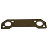 E-Z-GO OEM exhaust manifold gasket for golf carts, showing the gasket's shape and material for engine sealing.