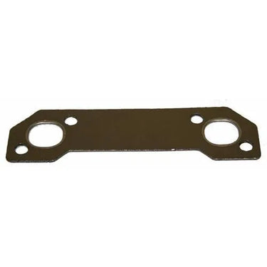 E-Z-GO OEM exhaust manifold gasket for golf carts, showing the gasket's shape and material for engine sealing.