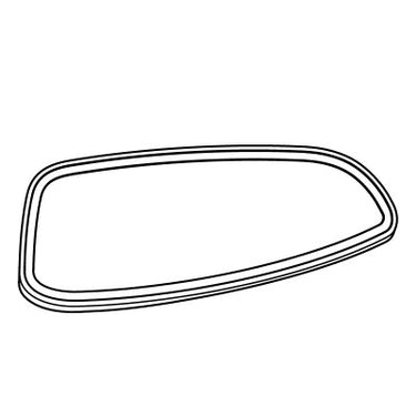 E-Z-GO Left Head Lamp Gasket OEM Weatherproof Seal 607452 for Golf Carts Genuine Part - Rainier Parts