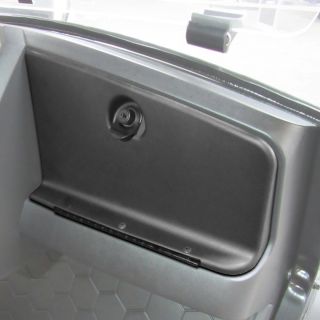 E-Z-GO OEM right-hand glove box assembly for golf carts, premium interior storage, model 650784.