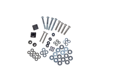 E-Z-GO OEM Sun Top Hardware Kit 75465G01 with brackets and fasteners for golf cart sun top replacement.