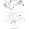 EZGO OEM Charger Harness 10031752 for ADVB2 MWB Receptacle Plug and Play Golf Carts - Rainier Parts