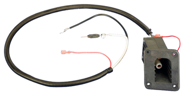 E-Z-GO OEM harness with receptacle for 36V golf carts, featuring electrical connectors and wiring for reliable connections.