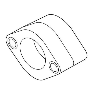 E-Z-GO OEM NGGC insulator heat shield replacement part for golf carts, showing the high-quality insulated component.