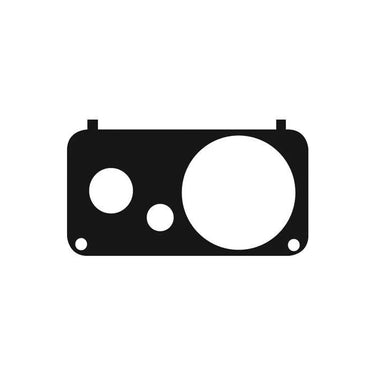 EZ-GO OEM Console Insert Service Plate 73030G04 for Gas Golf Carts Dashboard Upgrade - Rainier Parts