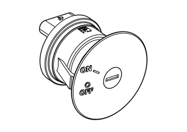 E-Z-GO 653074 Key Switch OEM Snap-In 2-Position 6-Pin Replacement For Golf Carts - Rainier Parts