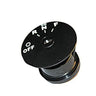 E-Z-GO keyswitch RNF OEM 611283 for golf carts, showing the electric snap-in key switch with mounting and connection points