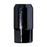 E-Z-GO OEM black lug nut for golf carts, 1/2-20 corrosion-resistant wheel fastener, premium quality automotive accessory.