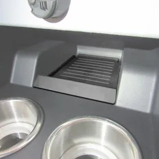 E-Z-GO OEM Center IP Mat for golf carts, premium quality interior protection, fits console area with durable material.