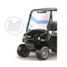 E-Z-GO OEM message holder mounted kit for golf cart dashboards, durable and easy to install signage mount.