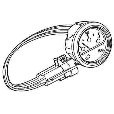 E-Z-GO OEM Dual Hour Meter With State Of Charge Green Backlight 667014G01 For Golf Carts - Rainier Parts