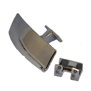 E-Z-GO OEM Chrome Metal Rear View Mirror For Golf Carts 180 Degree View Part 614071 - Rainier Parts