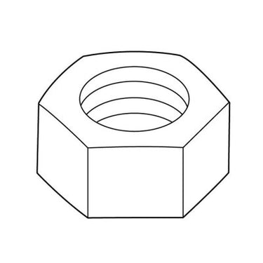 E-Z-GO Cush Nut Hex replacement part for golf carts, showing a high-quality OEM hardware nut in close-up.