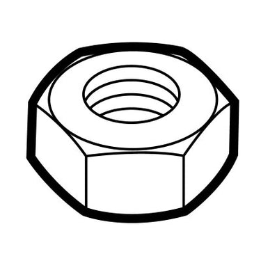 E-Z-GO 16mm steering wheel nut, OEM part 628928, for golf carts, replacement hardware, metallic nut with threading visible