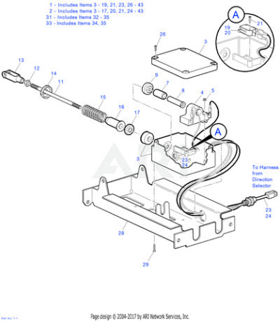 E-Z-GO Pedalbox Assembly DCSII OEM 73333G10 for golf carts, premium replacement pedalbox with accelerator and brake components.
