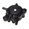 E-Z-GO OEM pump for golf carts, high-performance replacement part, black pump with E-Z-GO branding visible.