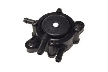 E-Z-GO OEM pump for golf carts, high-performance replacement part, black pump with E-Z-GO branding visible.
