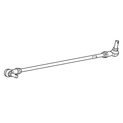 E-Z-GO OEM four-link rod assembly for golf carts, showing the high-quality metal rod with mounting points and fittings.