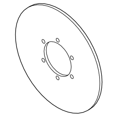 E-Z-GO OEM brake rotor for golf carts, durable replacement part with high-quality finish, enhances braking performance.