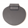 E-Z-GO OEM scorecard holder assembly for golf carts, black plastic accessory with clip for holding scorecards.