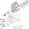 E-Z-GO OEM hex head screw, 1.75 inch yellow zinc Grade 5 fastener for golf carts, high strength and durable.