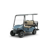 E-Z-GO OEM seat back assembly with mushroom textured finish for TXT golf carts, model 10046624G18, high-quality replacement part
