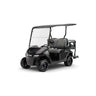 E-Z-GO OEM seat bottom assembly in Tundra Grey for golf carts, showing the cushioned seat base with durable fabric.