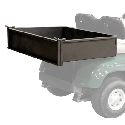 E-Z-GO TXT OEM steel cargo bed package and seat kit for golf carts, heavy-duty fleet upgrade, durable steel construction