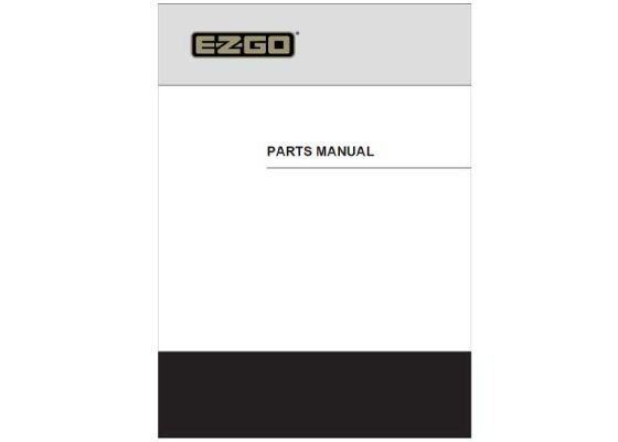 OEM Parts Manual for E-Z-GO ELiTE RXV Fleet 660325