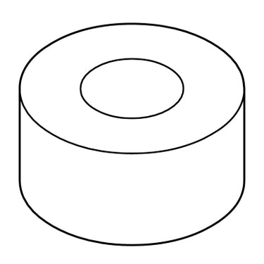 E-Z-GO Rubber Cush Spacer 818303 for golf carts, durable, easy to install, enhances ride quality and longevity.