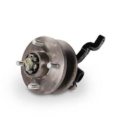E-Z-GO OEM Spindle Passenger Side Golf Cart 602288 ASM, replacement part with metal spindle and mounting components.