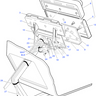 E-Z-GO conical brake pedal spring OEM 27137G01, durable replacement part for golf carts, high-quality genuine spring.