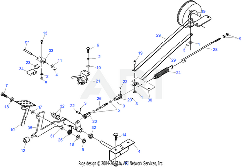 E-Z-GO OEM Cush Spring Catch Return for golf carts, high-quality replacement spring part with durable metal finish.