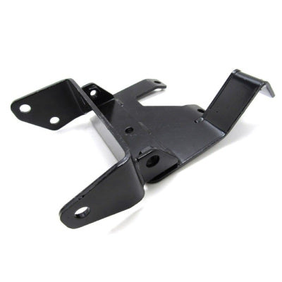 E-Z-GO OEM starter generator bracket weldment for golf carts, durable replacement part supporting starter generator assembly.